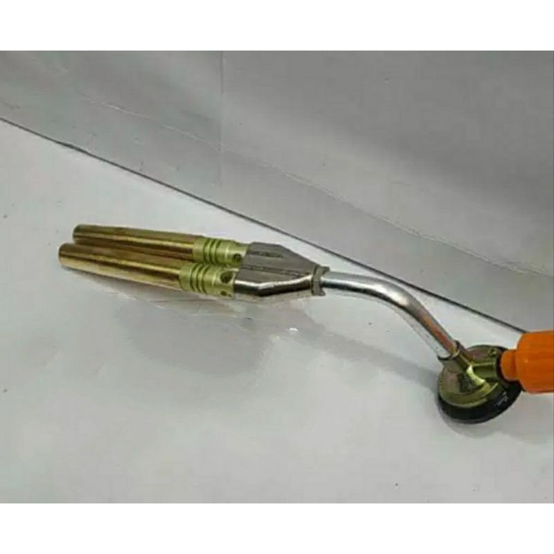 KEPALA LAS DOUBLE MANUAL GAS TORCH GAS KALENG KEPALA GAS BLOW