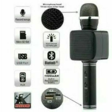 mic karaoke bluetooth wireles KTV YS-68 mic karaoke smule original