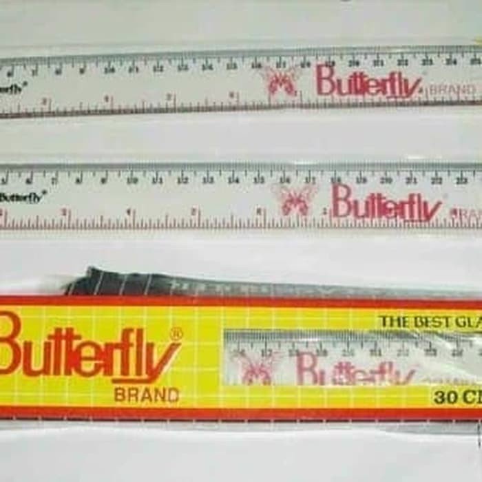 

Limited Penggaris Plastik 30Cm Butterfly/Pack Terbatas