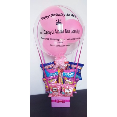 

[READY] Bucket Buket Balon Snack Jajan Murah Hadiah Wisuda Gift
