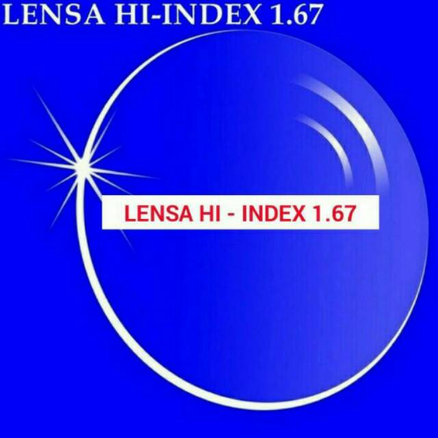 LENSA MINUS -LENSA TIPIS - LENSA HI -INDEX 1.67