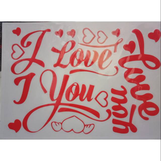 Stiker I Love You