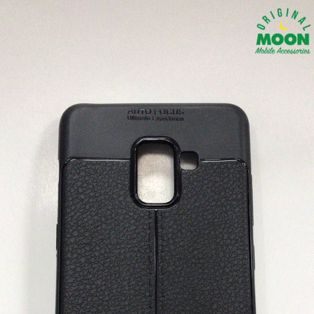 Case samsung a7 2018 autofocus leather cover kulit softcase silikon casing promo murah