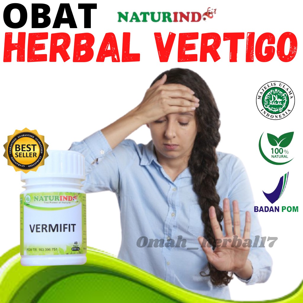 Obat Vertigo Obat Herbal Vertigo Sakit Kepala Sebelah Pusing Vermifit