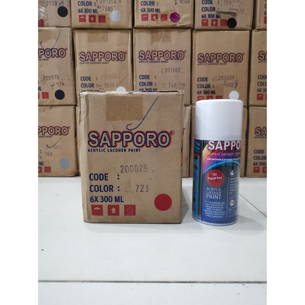 Cat Semprot Sapporo Paint 723 Signal Red