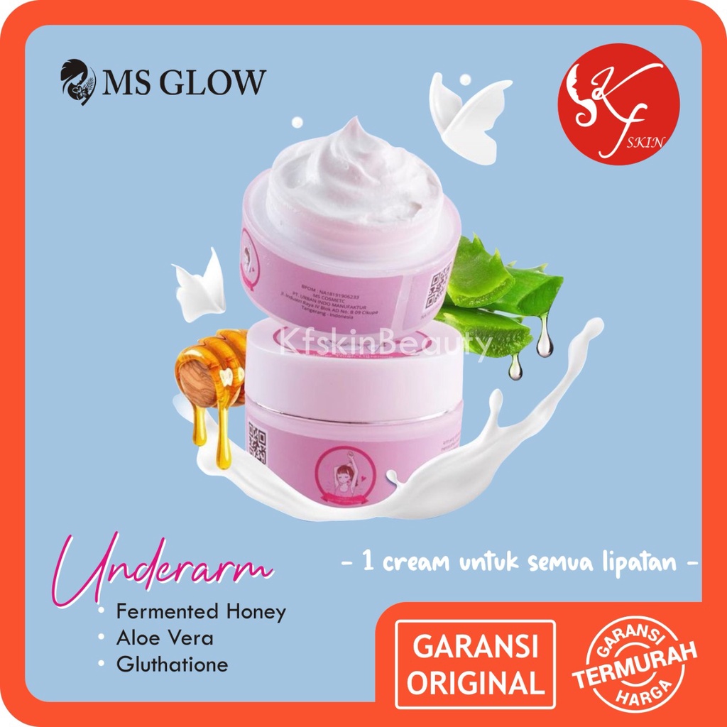 SALE MS GLOW UNDERARM / UNDERARM MSGLOW/Cream Pencerah Lipatan