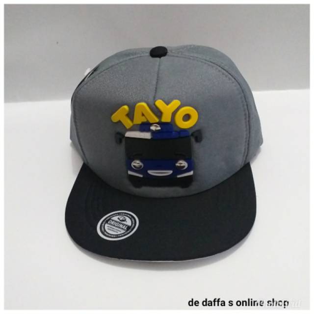 Topi Snapback Anak Gambar karet timbul Topi Hip Hop Anak