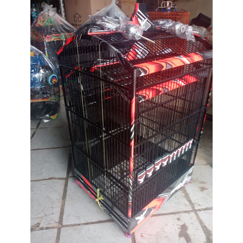 SANGKAR KOTAK RADJA DEKAL PREMIUM 1SET ISI 2BJ