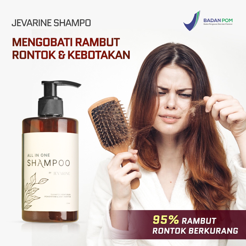 JEVARINE SHAMPO ALL IN ONE SHAMPOO JEVARINE JEVARINE SHAMPOO ORIGINAL SHAMPOO RONTOK PENUMBUH RAMBUT
