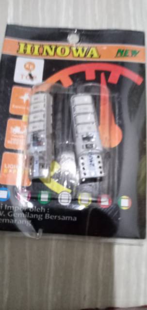 Sepasang Lampu Senja Kota Led T10 Truk 24 volt Kedip