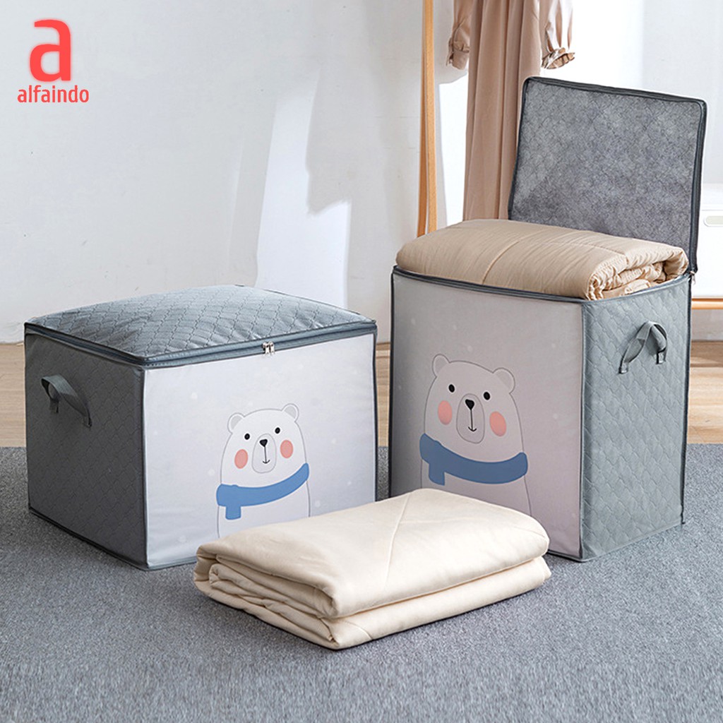 Kotak Penyimpanan Baju Selimut Mainan Serbaguna Storage Box Organizer TP008