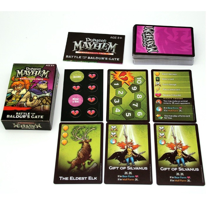 Dungeon Mayhem Board Game Card Game Mainan Kartu Expansion Pack