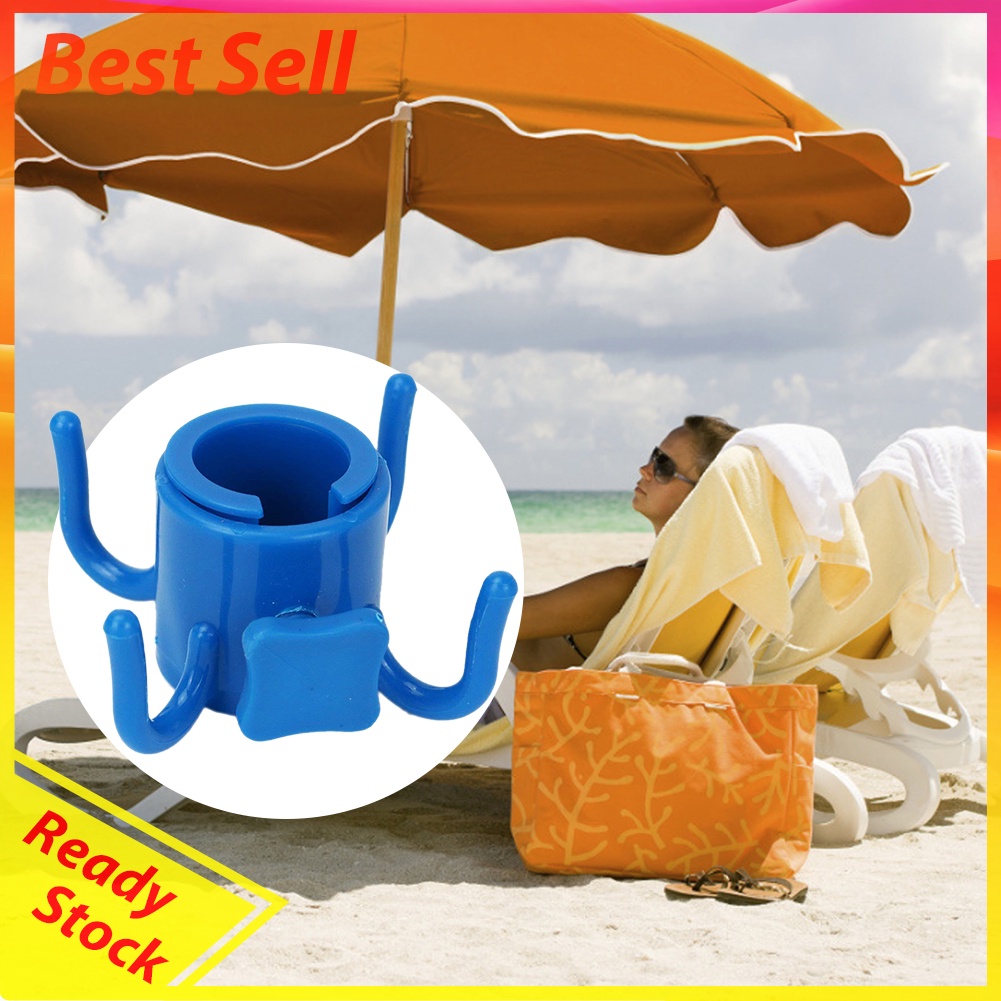 Beach Sunshade Umbrella Hooks Outdoor Travel Bcolumn Umbrella Four-Leg Hook