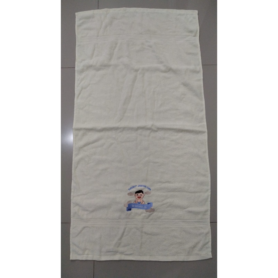 HANDUK BAYI ANAK ANJOLY 50X100CM WARNA MUDA