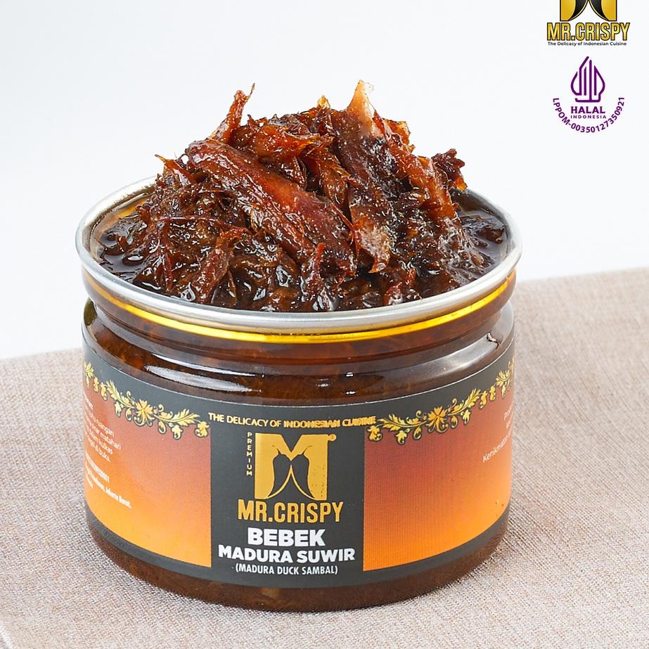 

COD✔️Bebek Madura Suwir/Sambel Bebek Madura/Bumbu Ireng Asli Madura Mr.Crispy|RA4