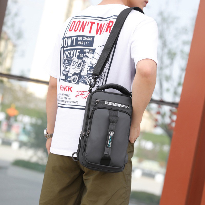 Tas Selempang Professional 3in1 Sling Bag - Backpack - Waist Bag Wanita Pria Remaja NR