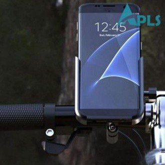 HOLDER HP HANDPHONE FULL ALUMANIUM UNTUK D STANG ATAU DI SPION