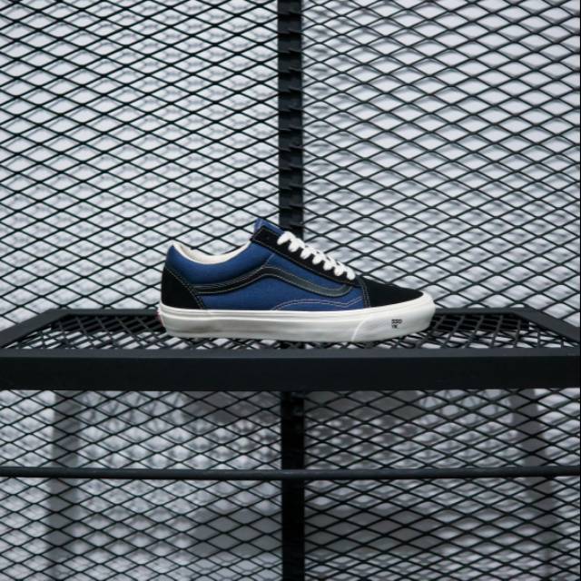 Vans Vault Og Old Skool Lx Black Insignia Blue Original