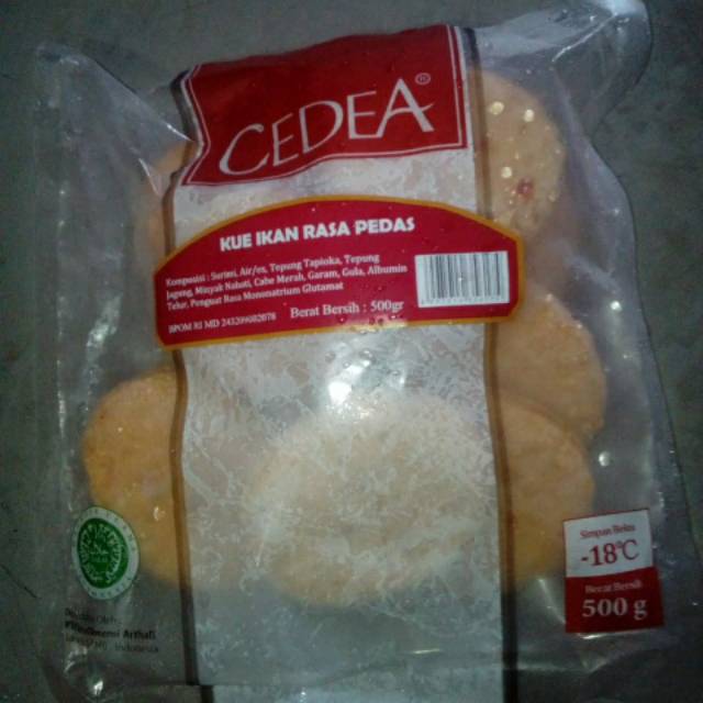 

Cedea kue ikan pedas 500gr