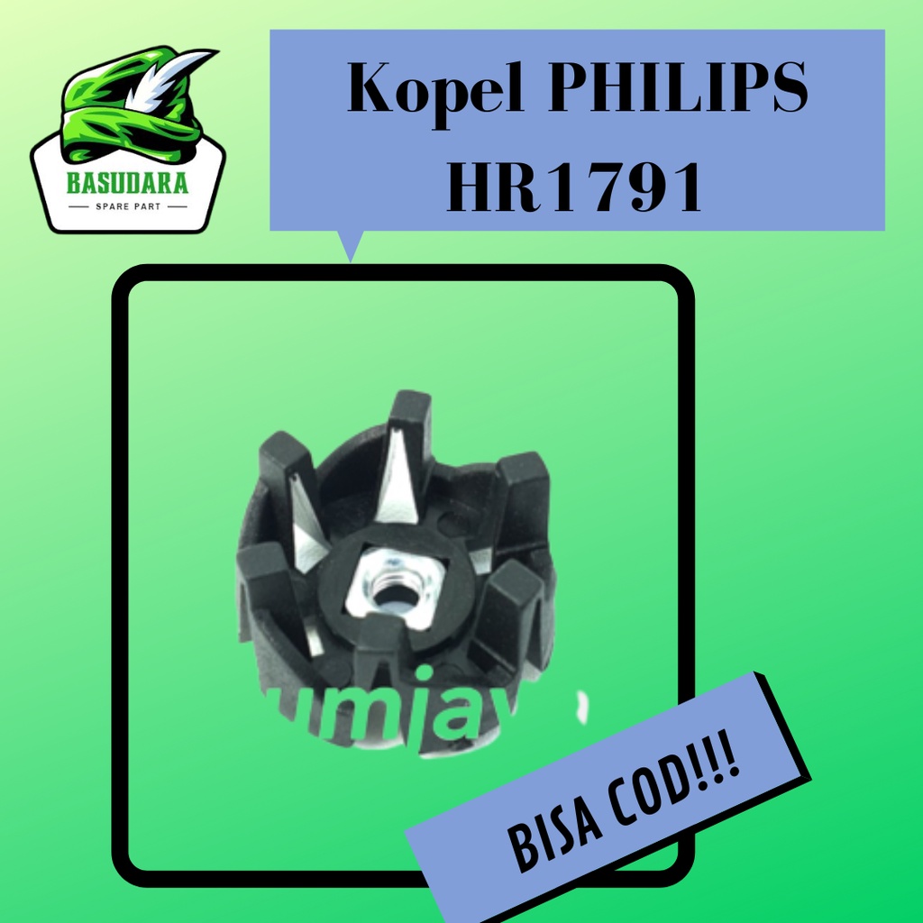 Gear Plastik Kopel Blender Philips Cucina 1791 / Upper Mounting 1741 / Konektor Kopel Gir Gigi Gear 