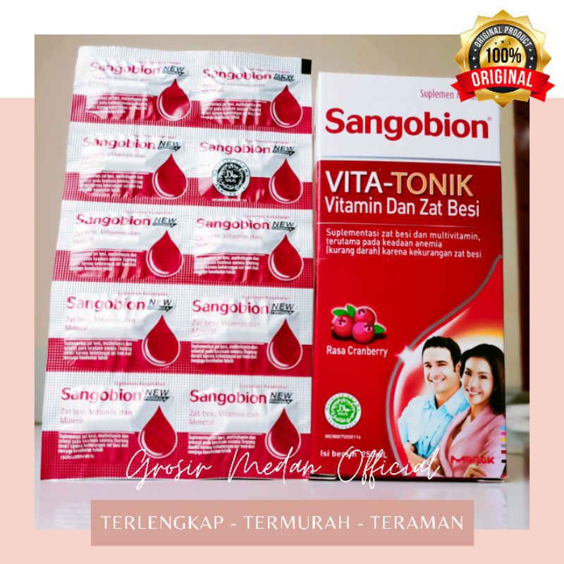 

SANGOBION SIRUP VITATONIK ANTI ANEMIA