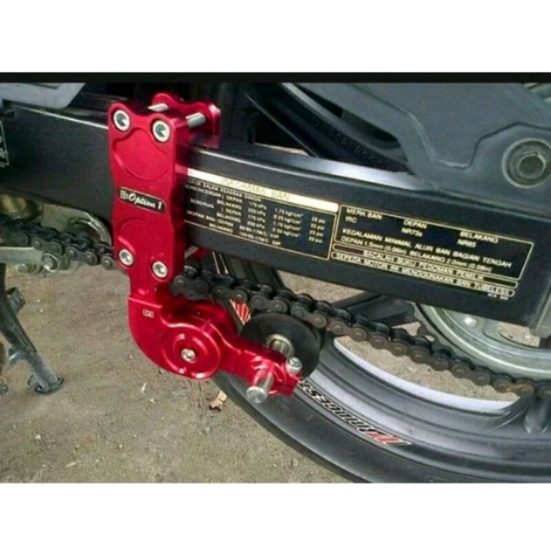 Stabilizer Rantai Variasi Almunium Cnc/vixion cb150 cbr150 verza mx king ninja mega pro Byson R15 v2 V3 dll