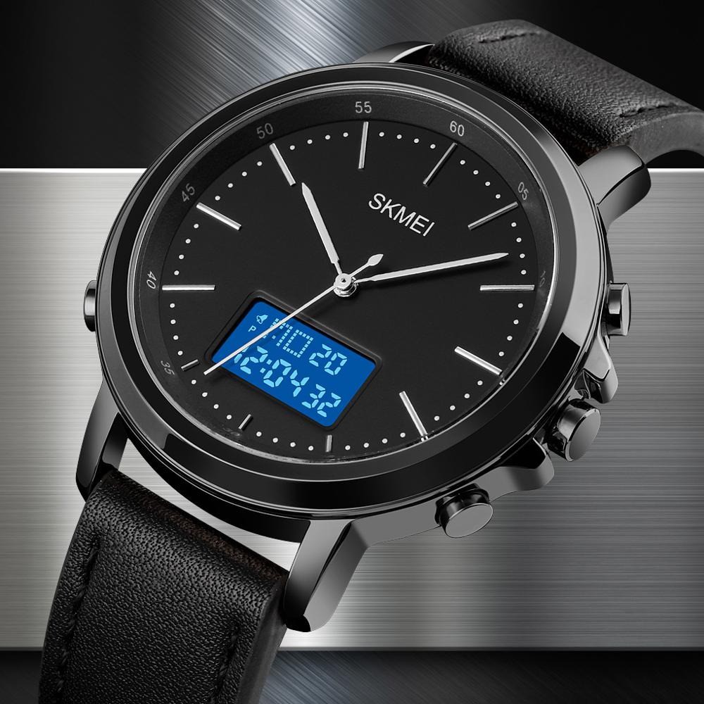 Jam Tangan Skmei 1652 Jam Tangan Skmei Jam Tangan Kulit Pria Jam Tangan Cowok Kulit SKMEI Jam SKMEI