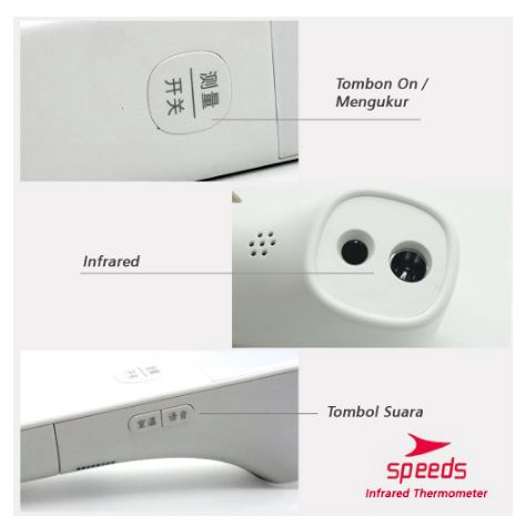 Infrared thermometer / Termometer LCD IR Infrared