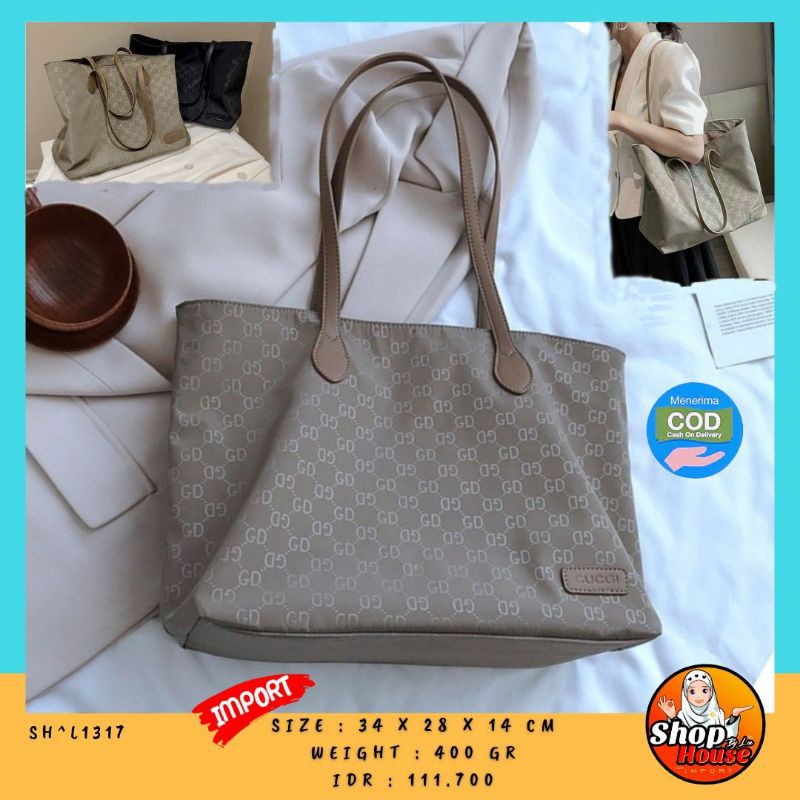 COD SH  L1317 / 5680 / 61172 / 7423 / 3086 / 0225 / 1317 / TAS TOTE IMPORT MURAH TAS TOTE MURAH
