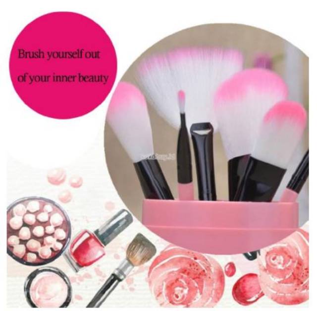 [READY JATENG] KUAS MAKE UP 12 pcs MAKE UP BRUSH TABUNG ISI 12 KUAS RIAS