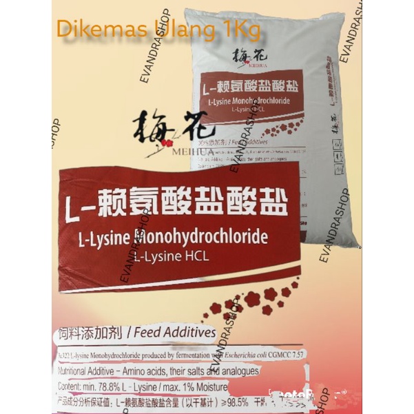 Lysine 1 kg Asam Amino Hewan Lisin