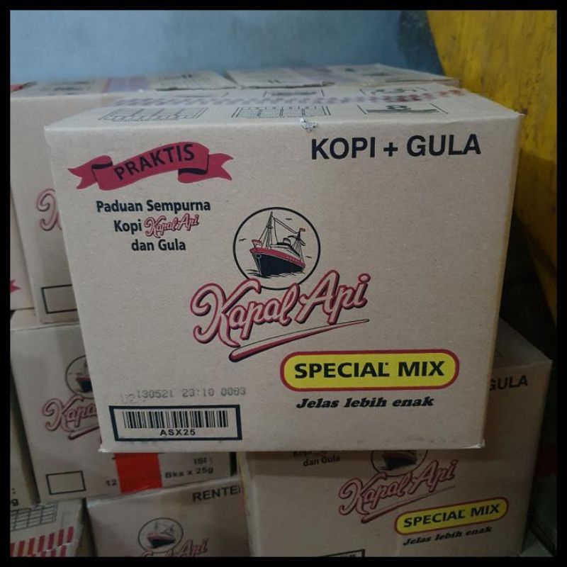 

Kopi Kapal api spesial mix 25 gram ( 1 dus isi 120 pcs)