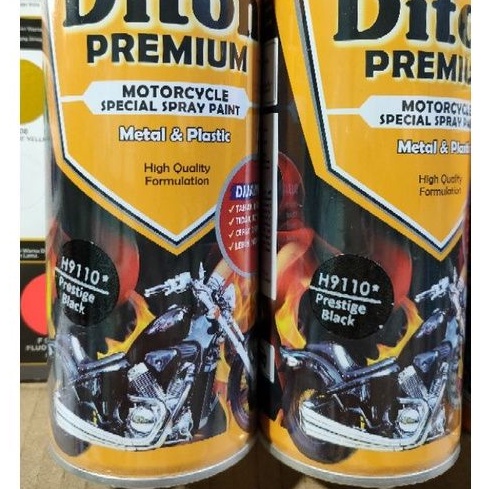 Pilok Pilox Cat Diton Premium Prestige Black 9110 Hitam Prestige 400cc Cat Semprot Diton Premium Tahan Bensin