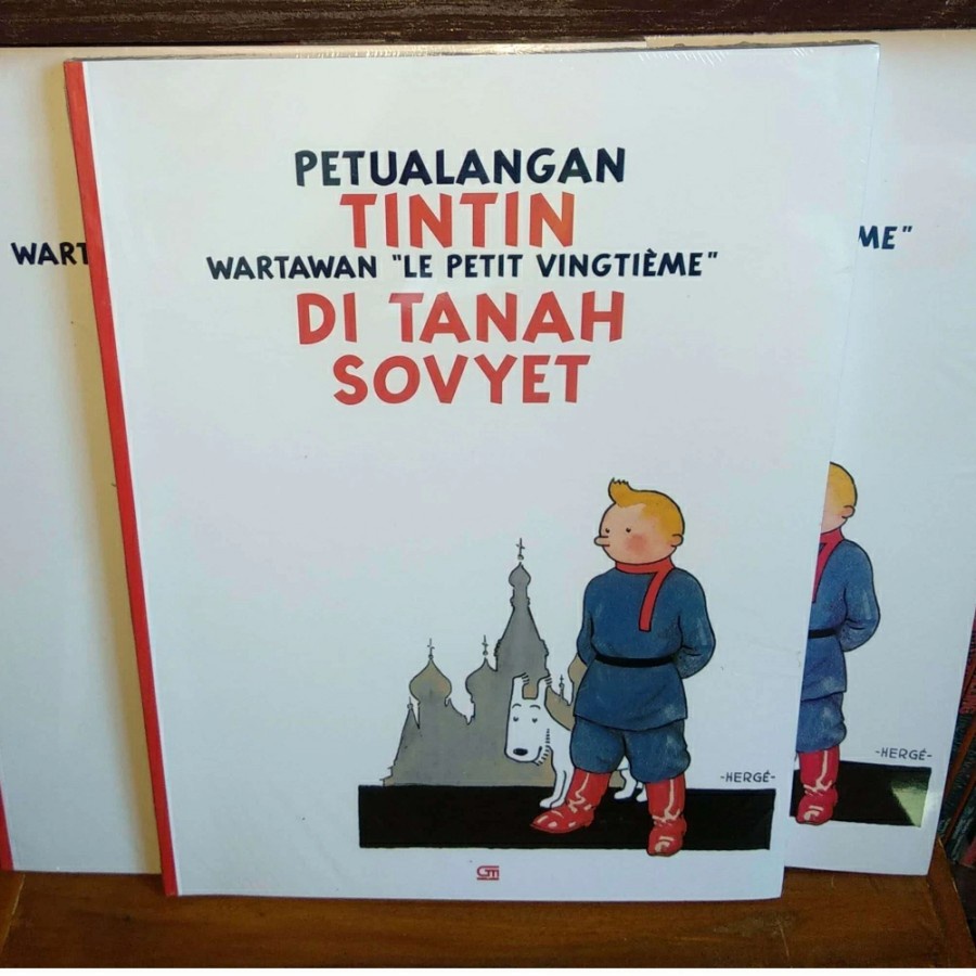 Petualangan Tintin di Tanah Sovyet (Original, Segel)