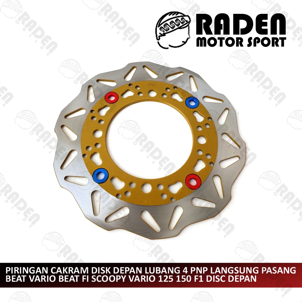 (BISA COD) PIRINGAN CAKRAM DEPAN BEAT VARIO SCOOPY VARIO 125 VARIO 150 BEAT F1 VARIASI DISC DEPAN BEAT BRAKE REM CAKRAM ROTOR