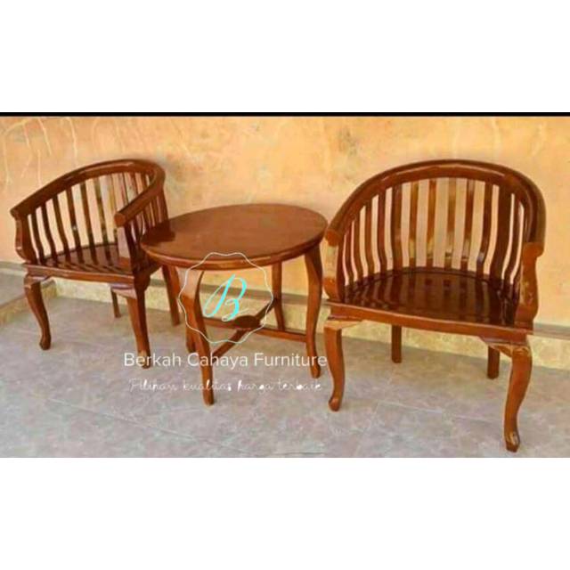 Kursi teras betawi jati jepara