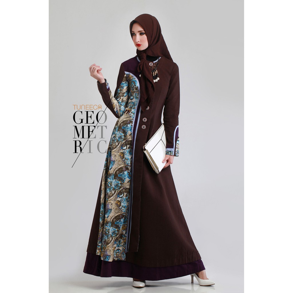 Gamis (Long Dress) Geometric Stunning in Sultani Ball T-0117004