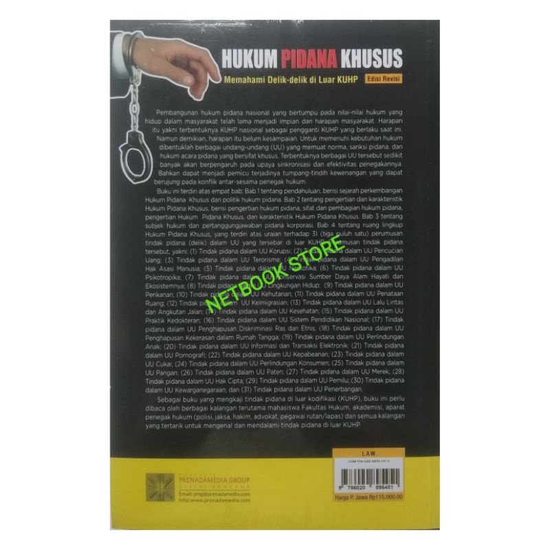 HUKUM PIDANA KHUSUS: Memahami Delik-delik di Luar KUHP-1
