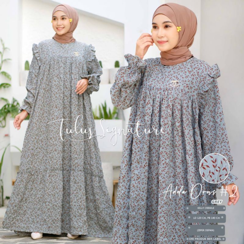 ADELA DRESS #2 BY TULUS SIGNATURE / DRESS WANITA MUSLIMAH / LD120