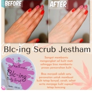Jestham Bleaching Cream Pemutih Kulit 100 ml (100% ORIGINAL)