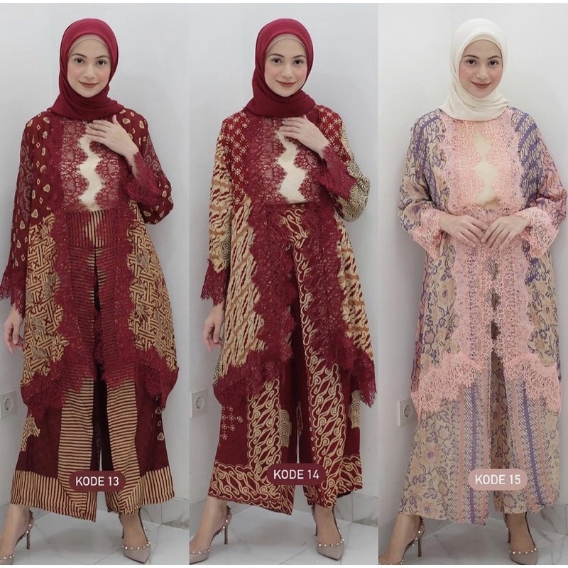 Arumi Lace Set Celana Kulot by Sarah The Label
