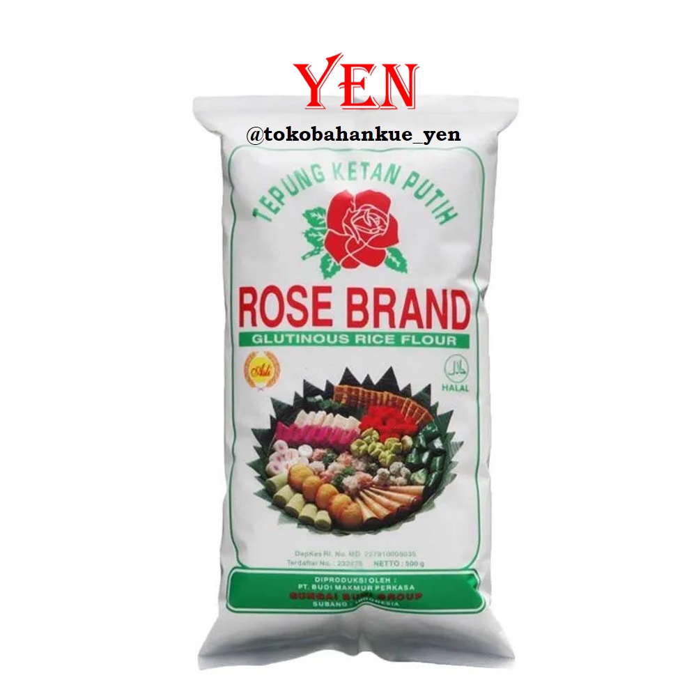 

Rose Brand Tepung Ketan Putih / Glutinous Rice Flour 500gr