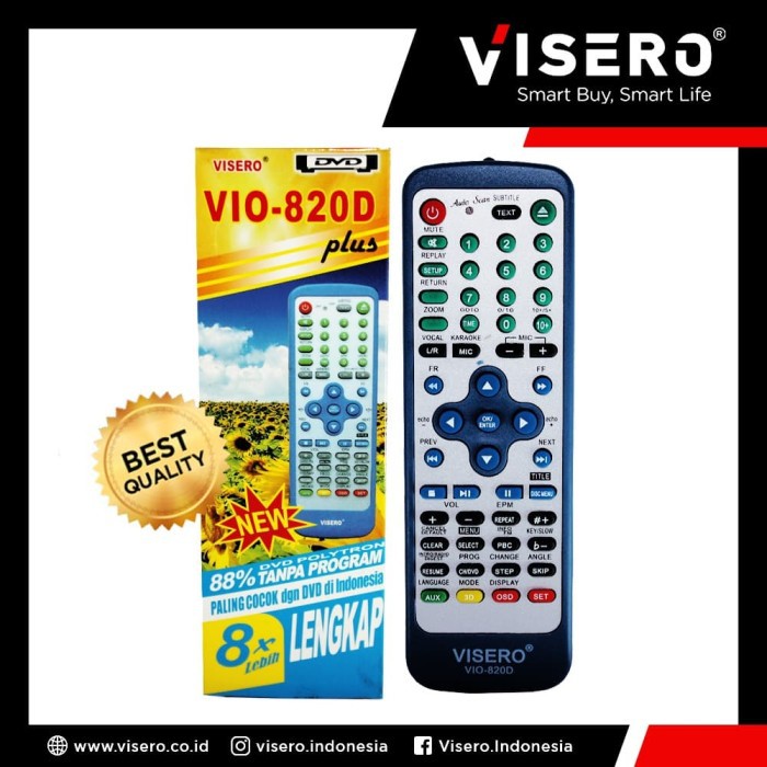 Remot / Remote Multi DVD Polytron Visero ( VIO-820D )