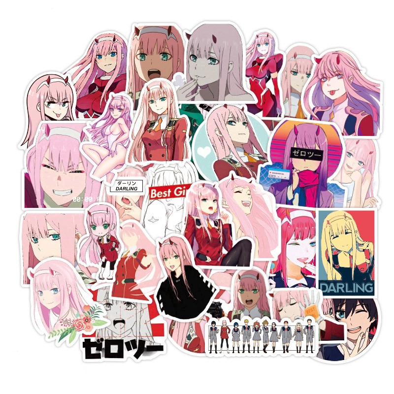 DF001 – Sticker / Stiker / Alat Tulis Anime Manga Cosplay Jepang Darling In The Franxx