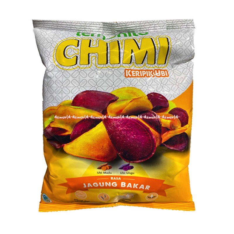 Lemonilo Chimi Keripik Ubi 40gr Rasa Jagung Bakar BBQ Corn Chip lemmonilo Kripik Jagung Balado Cemilan Krupuk Ubbi Taro Lemonilo Cimi