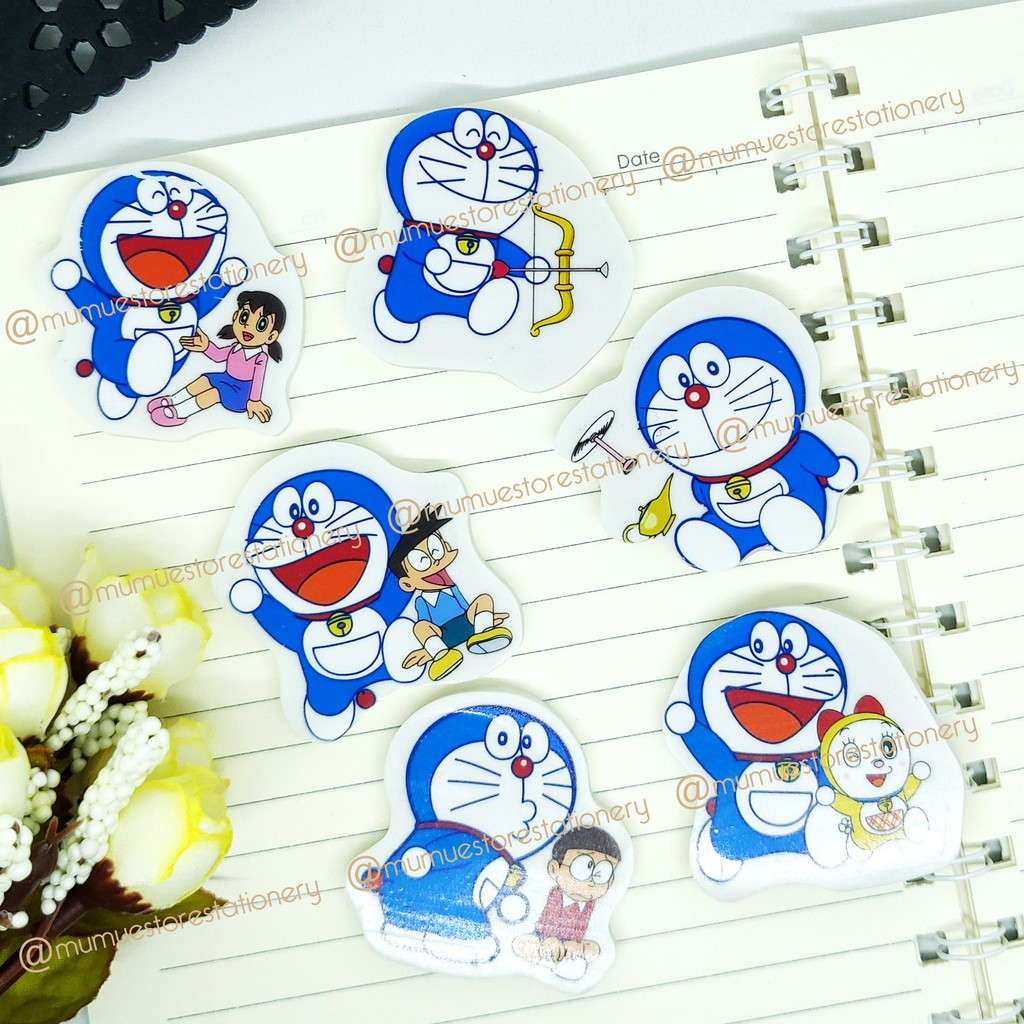 

PENGHAPUS DORAEMON 1PACK 5PCS / DORAEMON ERASER /PENGHAPUS FANCY