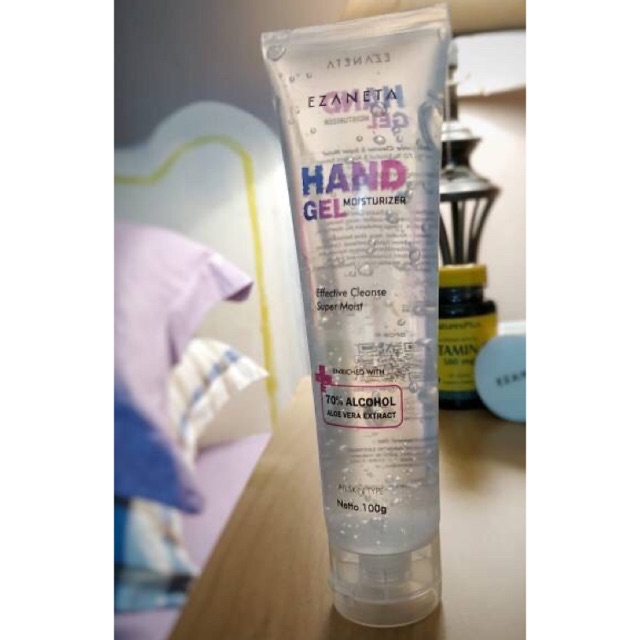 HAND GEL Moisturizer EZANETA With 70% Alcohol &amp; AloeVera Extract BPOM