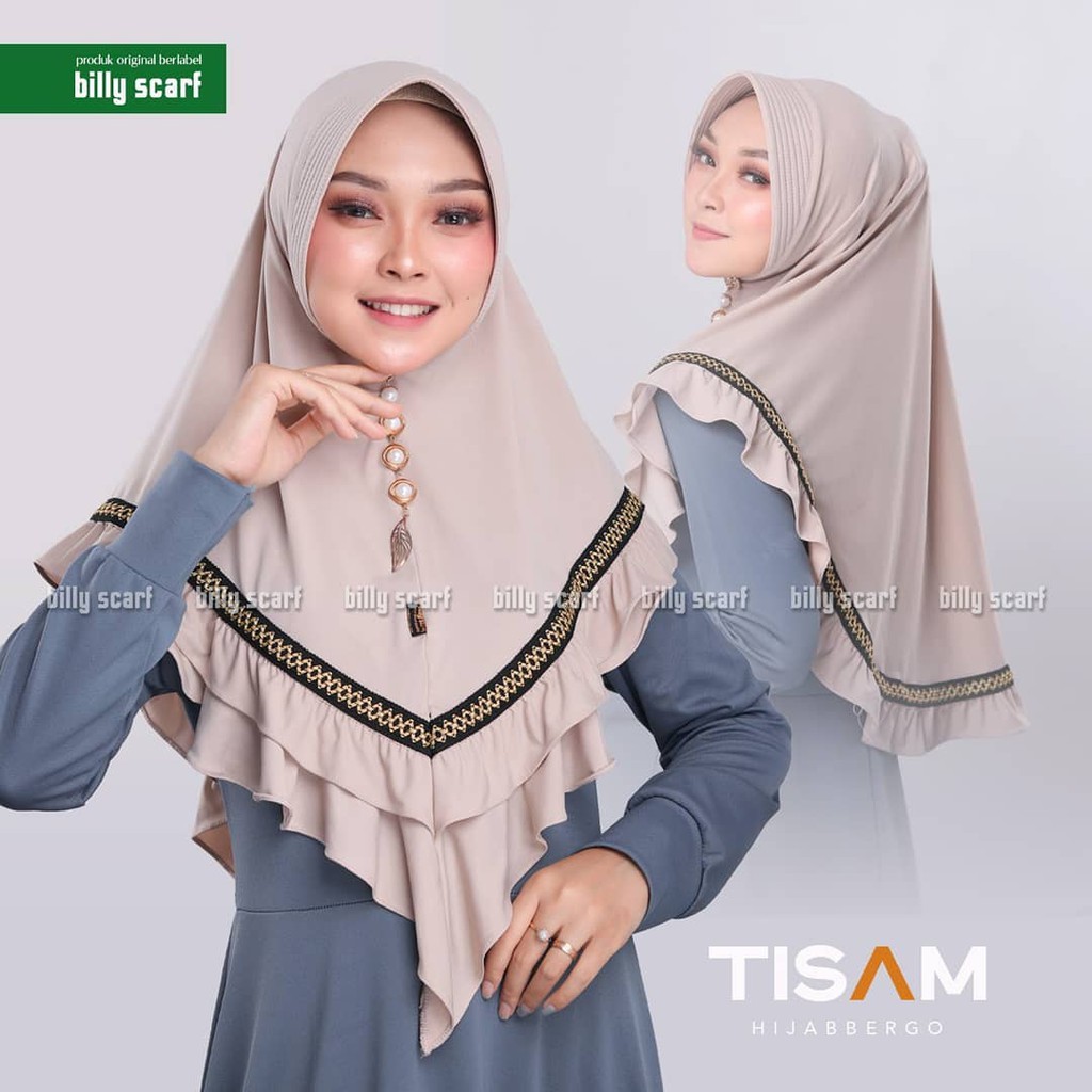 HIJAB INSTANT A ZIG ZAG TISAM ORI DK