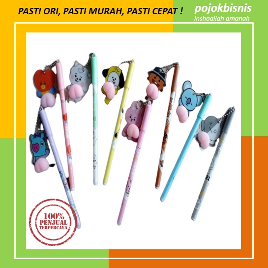 PEN KARAKTER UNIK / PULPEN IMUT / PULPEN LUCU TERMURAH! BOLPEN BOLPOIN IMUT ALAT TULIS SEKOLAH KARAKTER