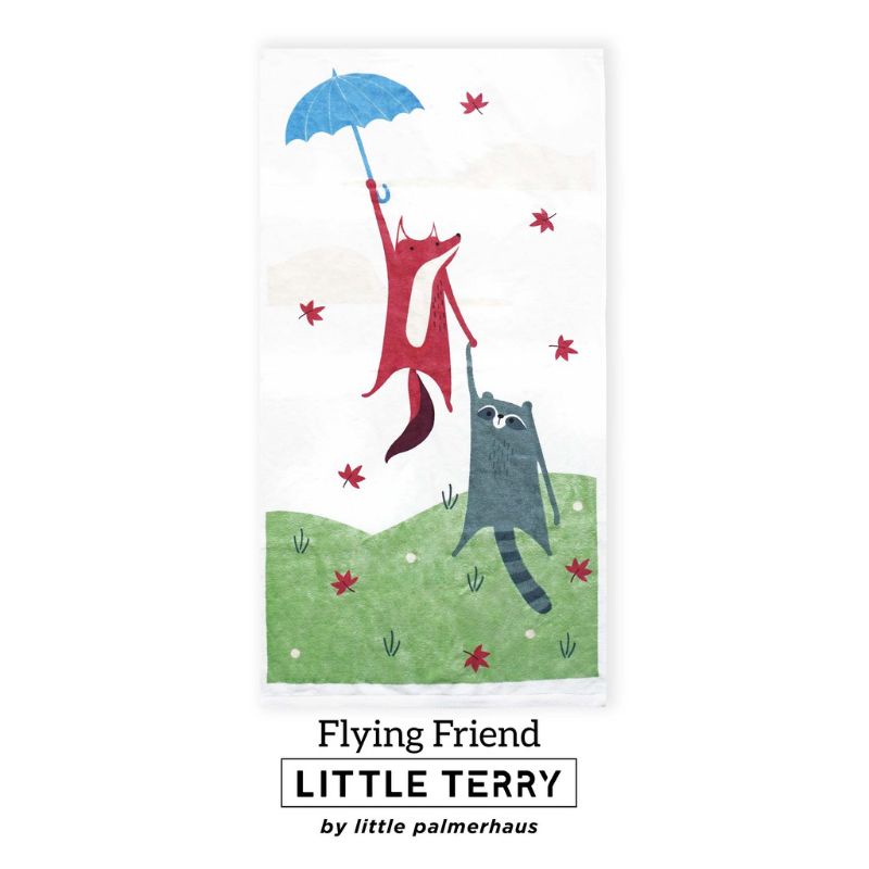 Little Palmerhaus LITTLE TERRY Baby TOWEL / Handuk Anak / Handuk Gambar Bayi-Flying Friends